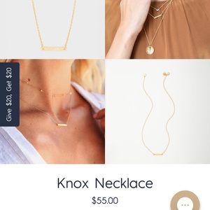 Gorjana Knox necklace